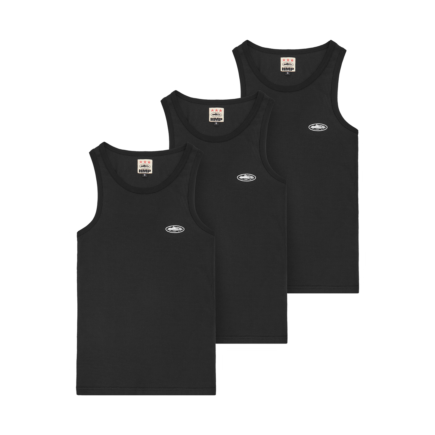 HMP ESSENTIALS TANK TOP [3PK] [BLACK]