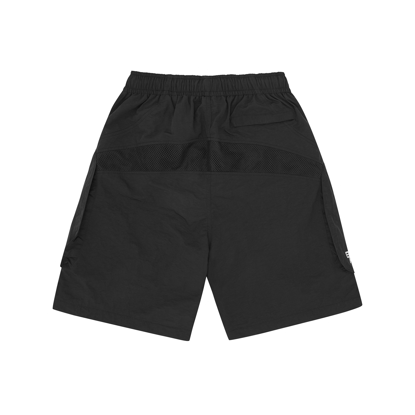 BBK NYLON PANEL SHORT [BLACK]