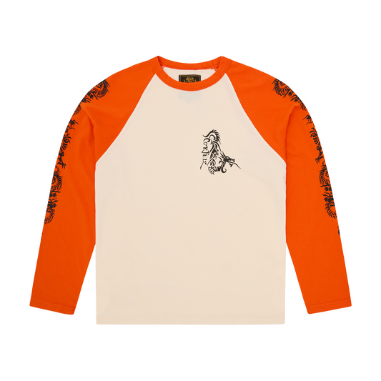 DRAGON RAGLAN LS [ORANGE]
