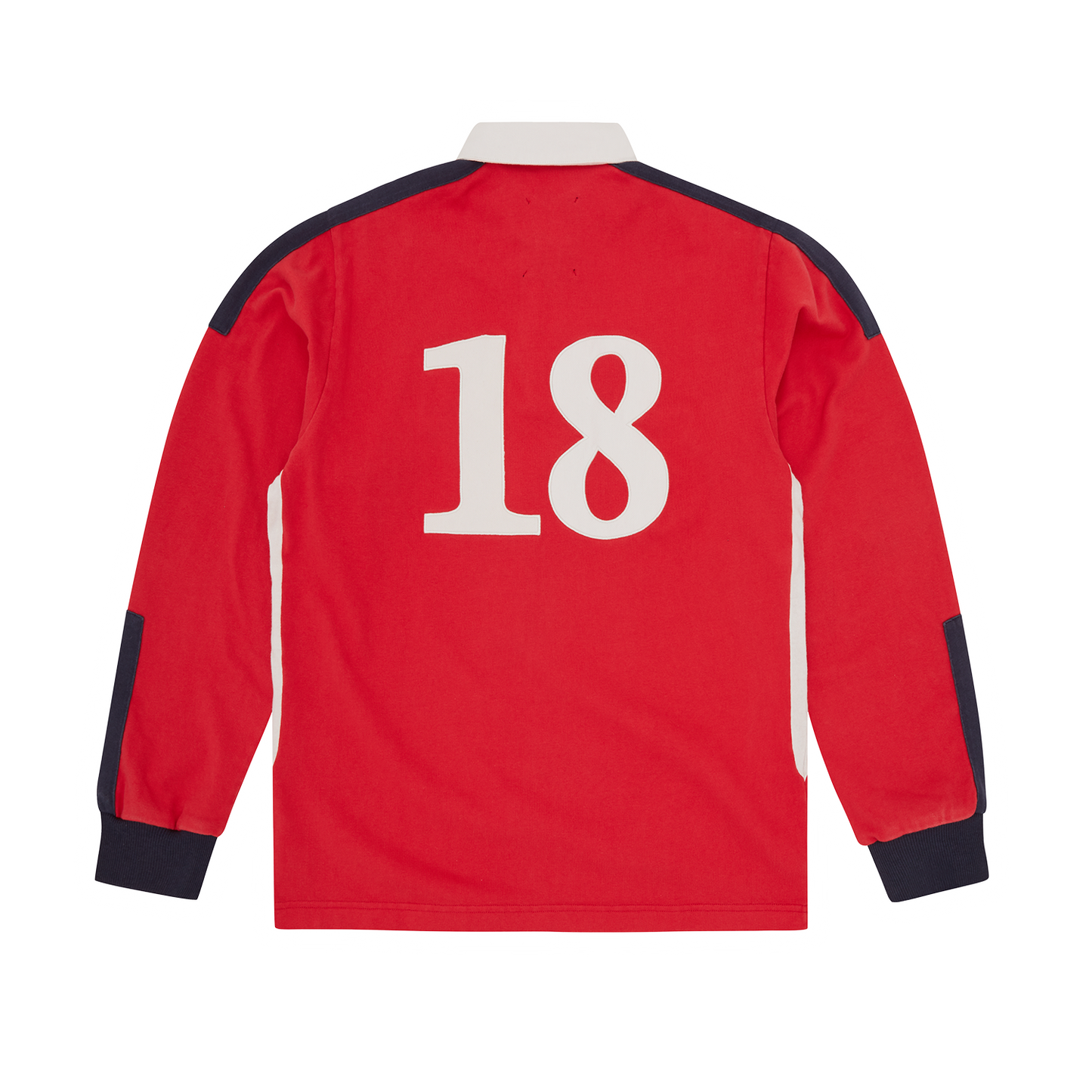 PANELED RUGBY [RED]