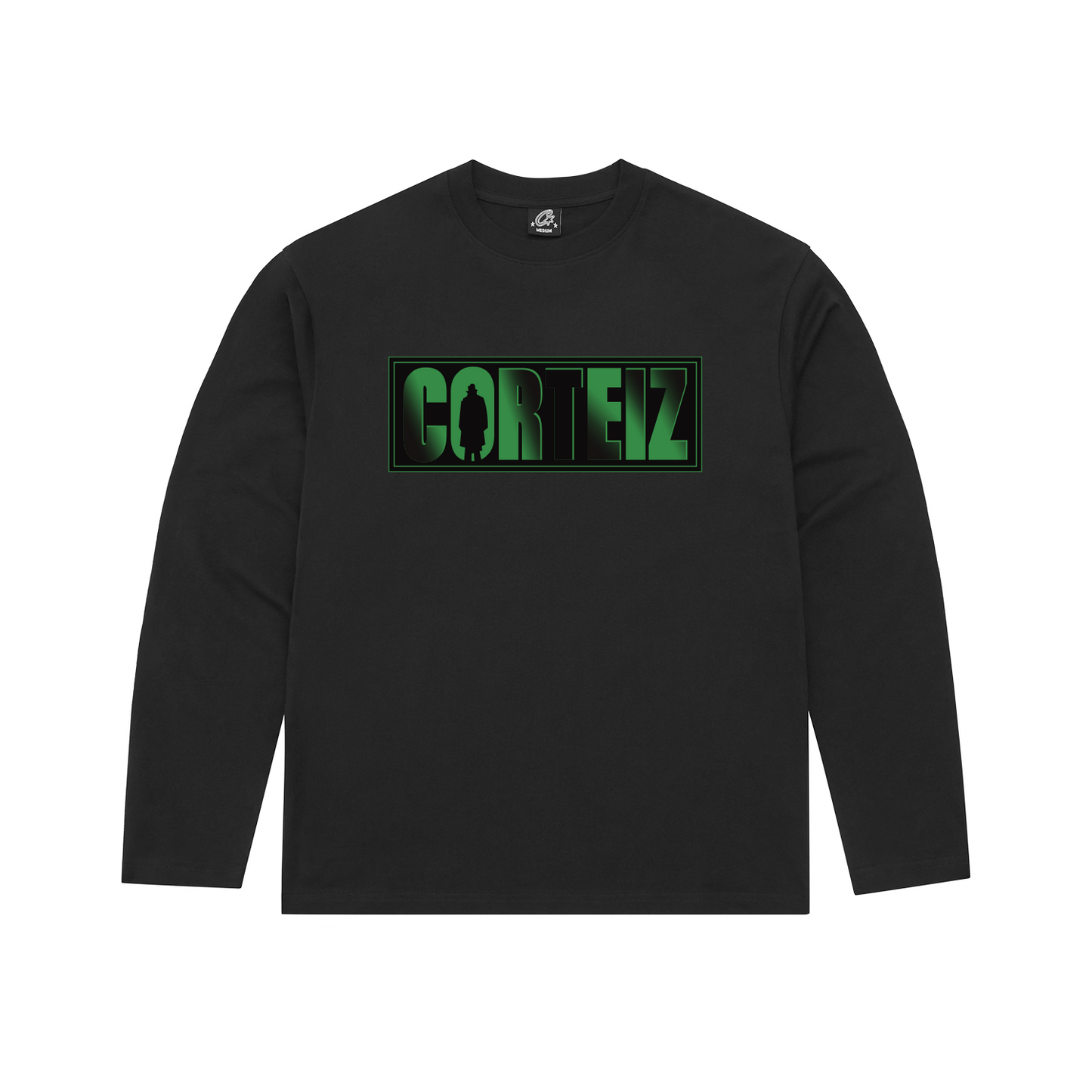 SHADOW MAN LONGSLEEVE TEE [BLACK]